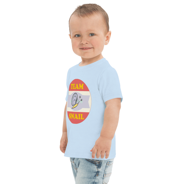 Team Snail - Toddler Tee - Blue - Left Front