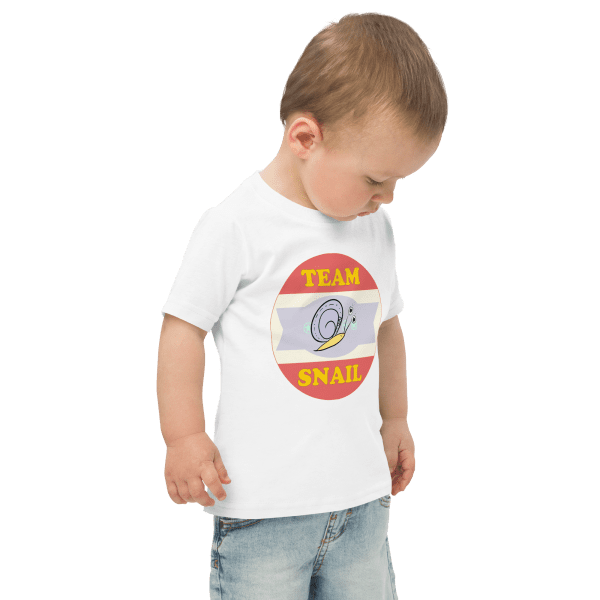 Team Snail - Toddler Tee - White - Right Front