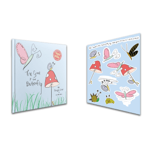 Snail & Butterfly Children's Book & Sticker Package